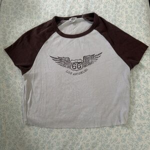 GARAGE Baby Tee Us 66 Los Angeles